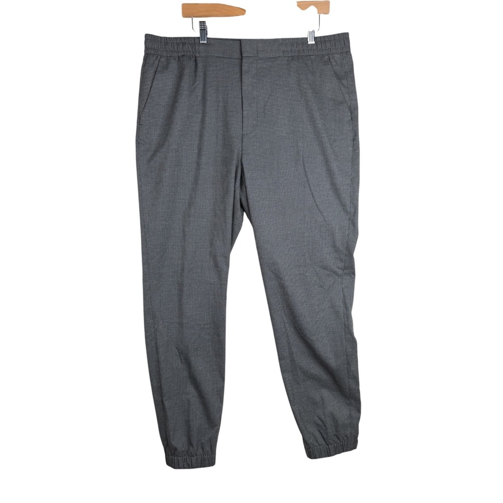 Apt. 9 Men's Premier Flex Jogger‎ Slim Fit Size XXL Gray Black Houndstooth